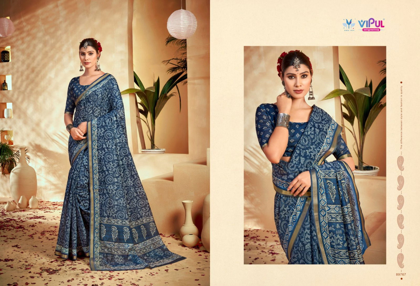 Amrapali Vol 3 By Vipul Cotton Daily Wear Saree Wholesale Market In Surat